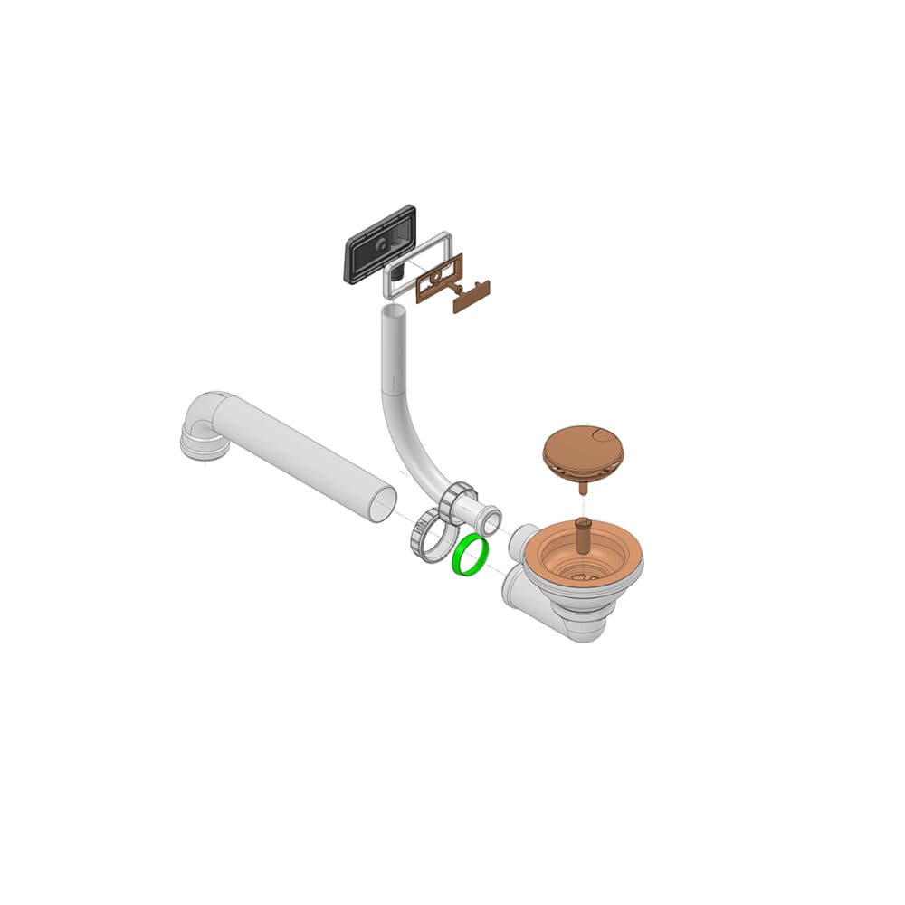 Echantillon d'image de l'accessoire : Kit Bonde trop plein rectangle 67 Cuivre