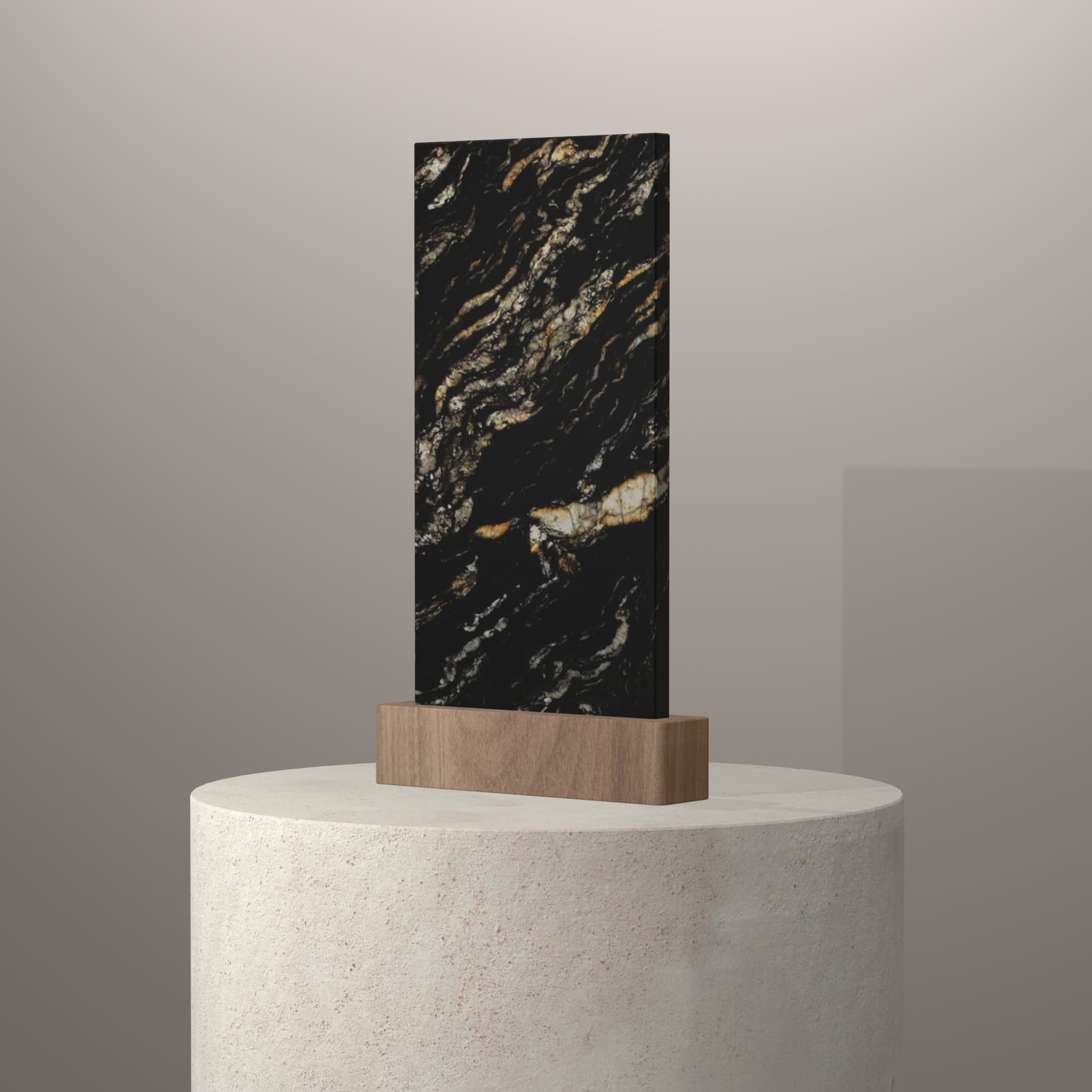 Plans de travail Titanium Gold piedestal 3d - easy plan