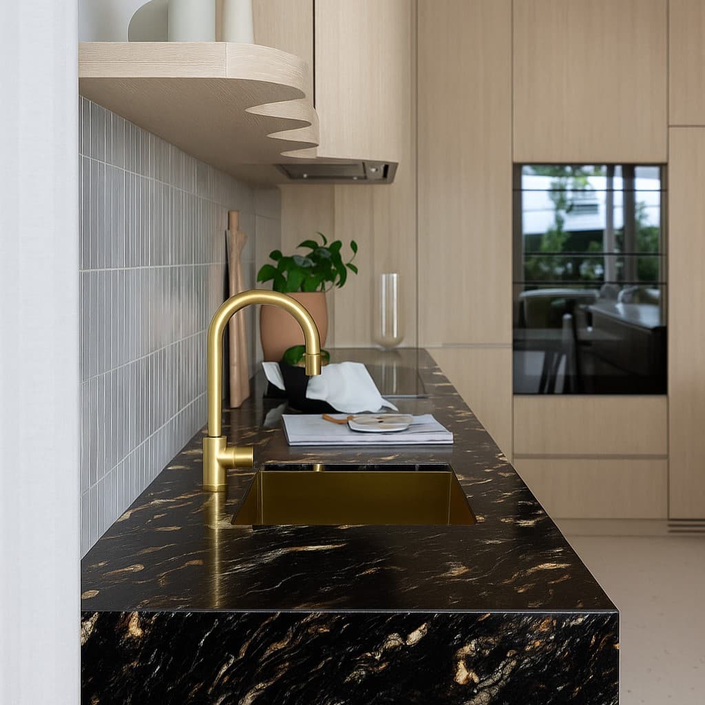 Plans de travail Titanium Gold plans de travail 1 - easy plan