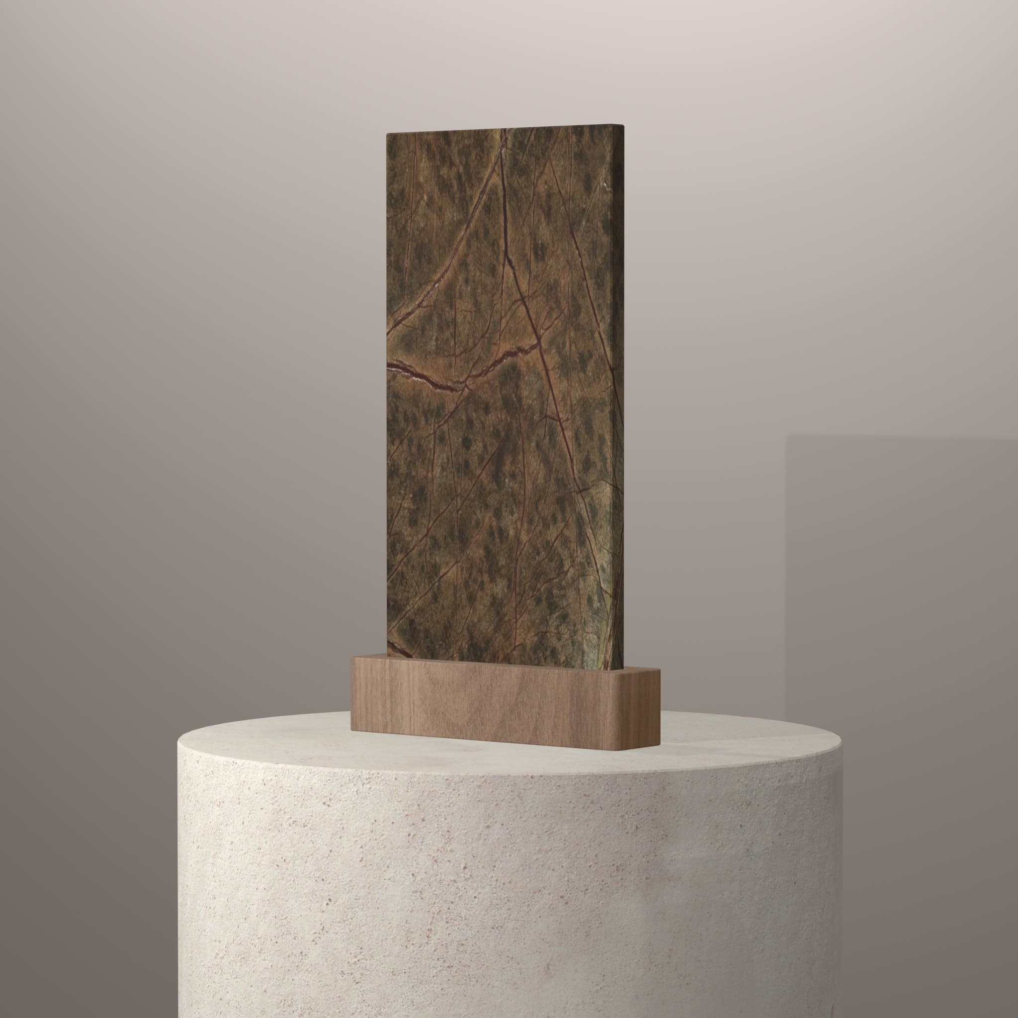 Plans de travail Rain Forest Green piedestal 3d - easy plan