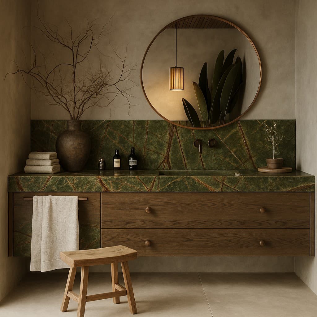 Plans de travail Rain Forest Green plans de travail 2 - easy plan